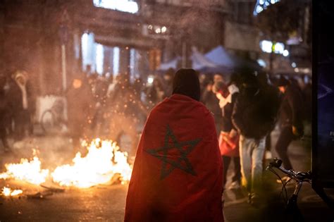france riots morocco